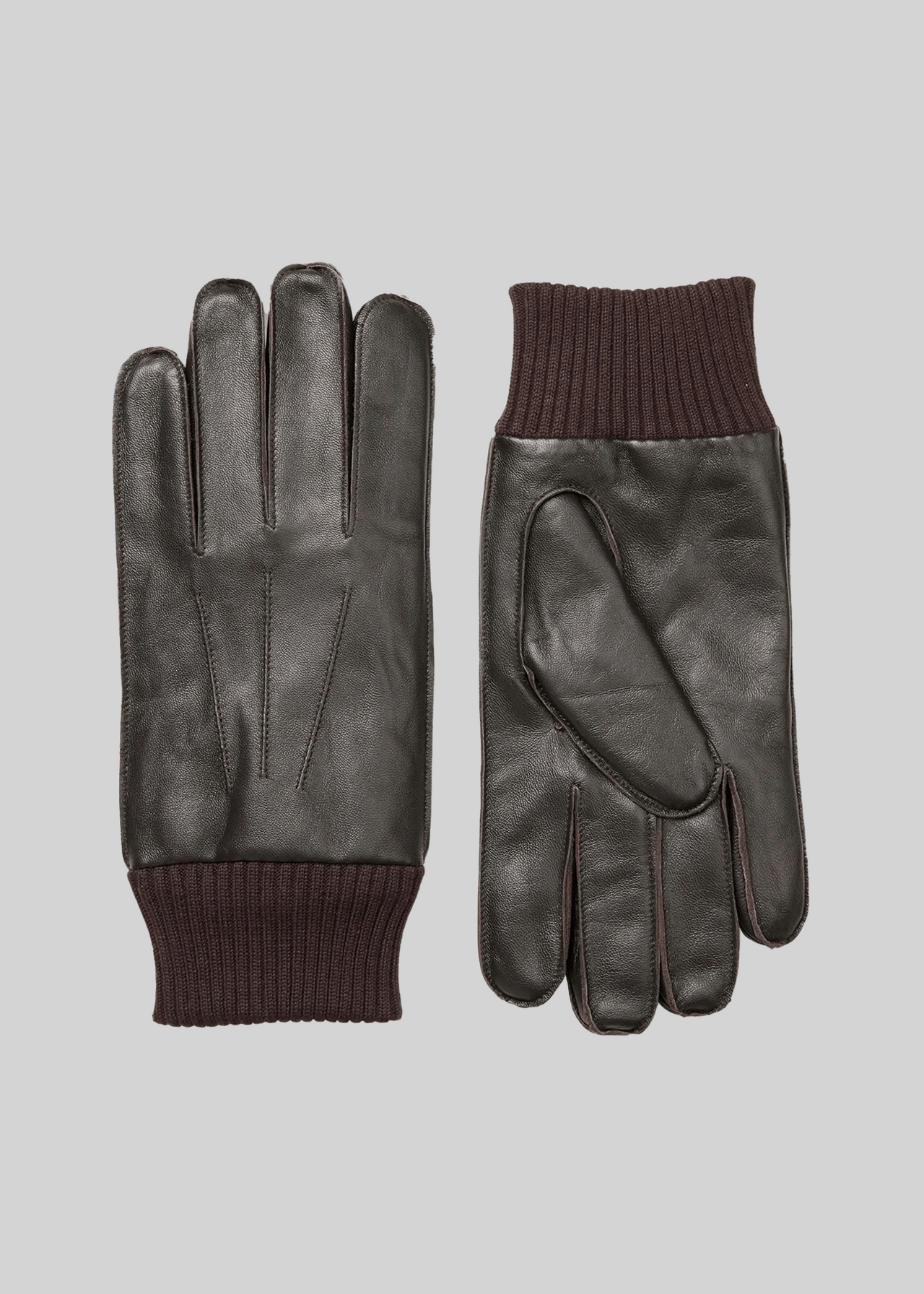 HACKNEY GLOVES DARK BROWN