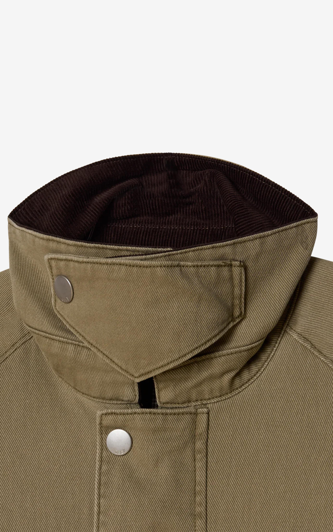 OBEY CADEN WORK JACKET MERMAID FADED WASH