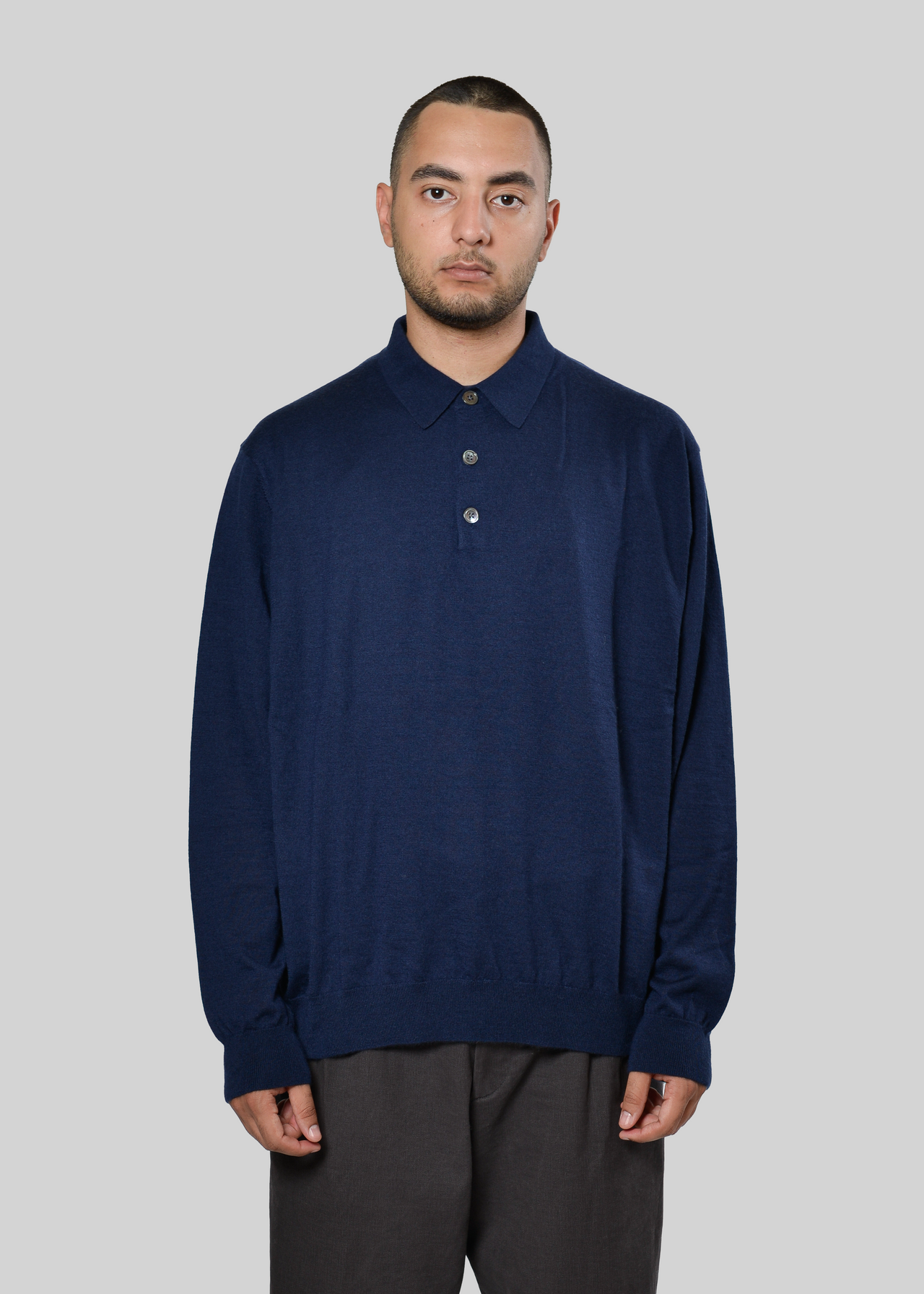 100% CASHMERE LIGHTWEIGT POLO