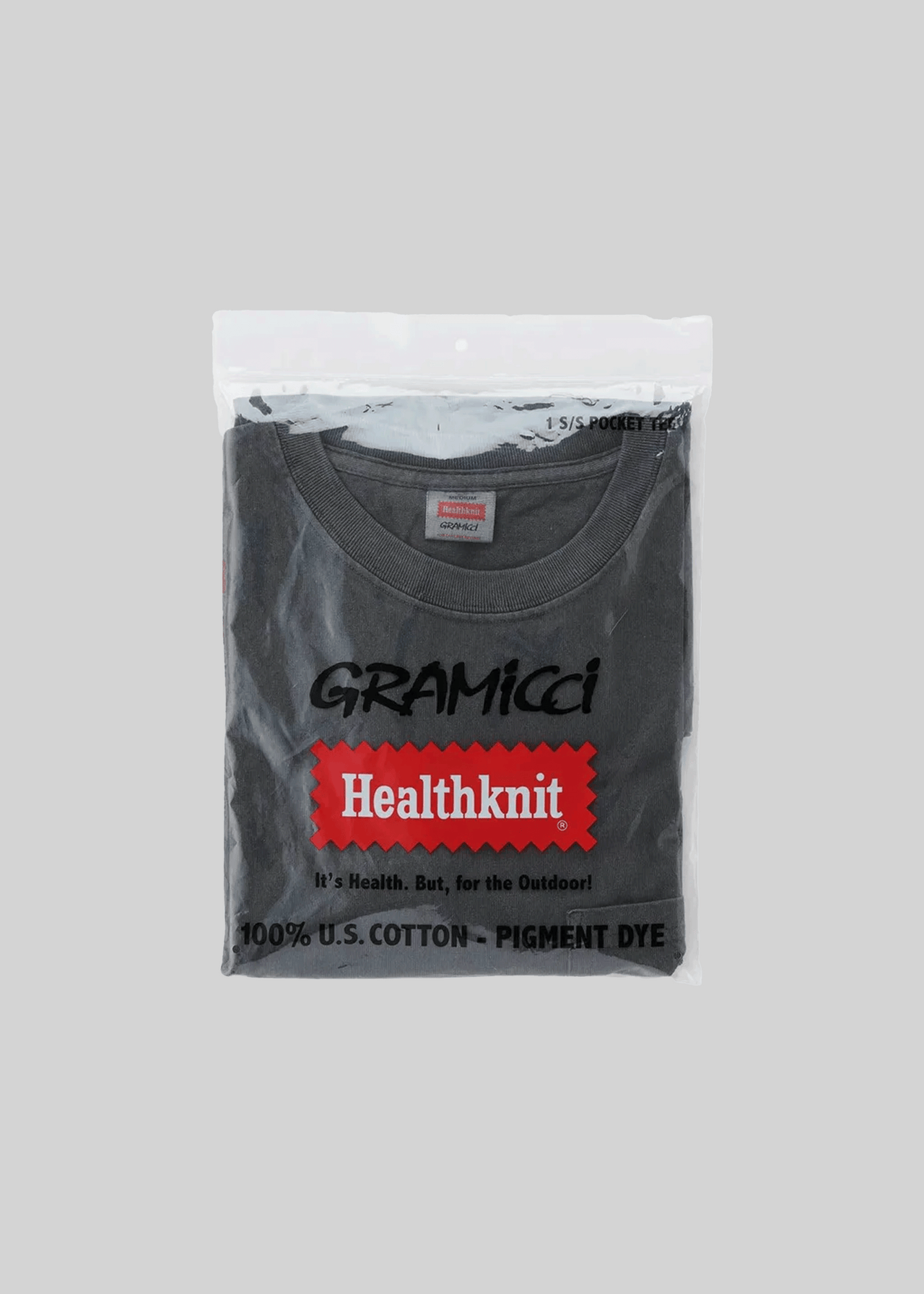 HEALTHKNIT S/S POCKET TEE BLACK