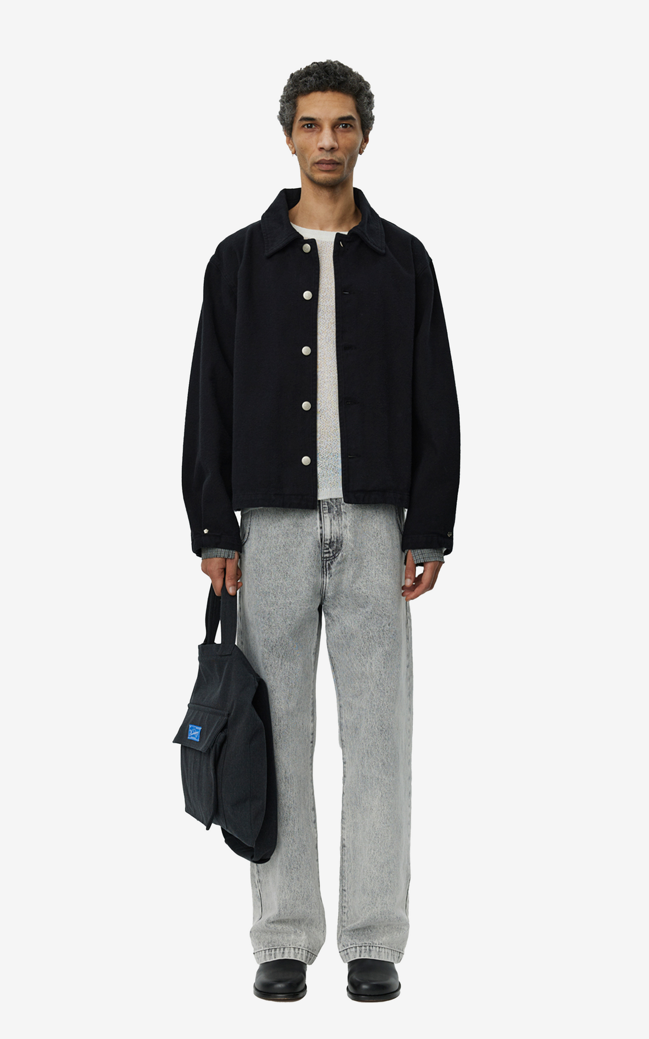 PAINTERS JACKET BRUSHED BLACK