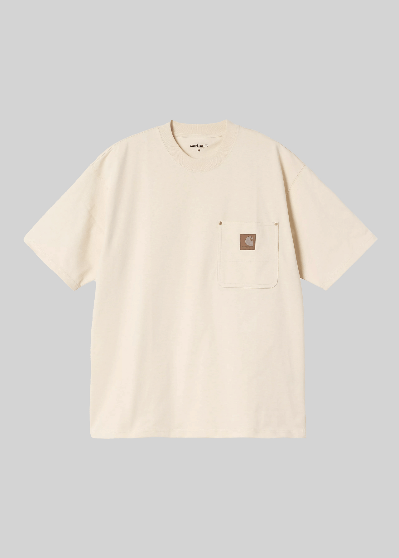 S/S ELDON POCKET T-SHIRT NATURAL