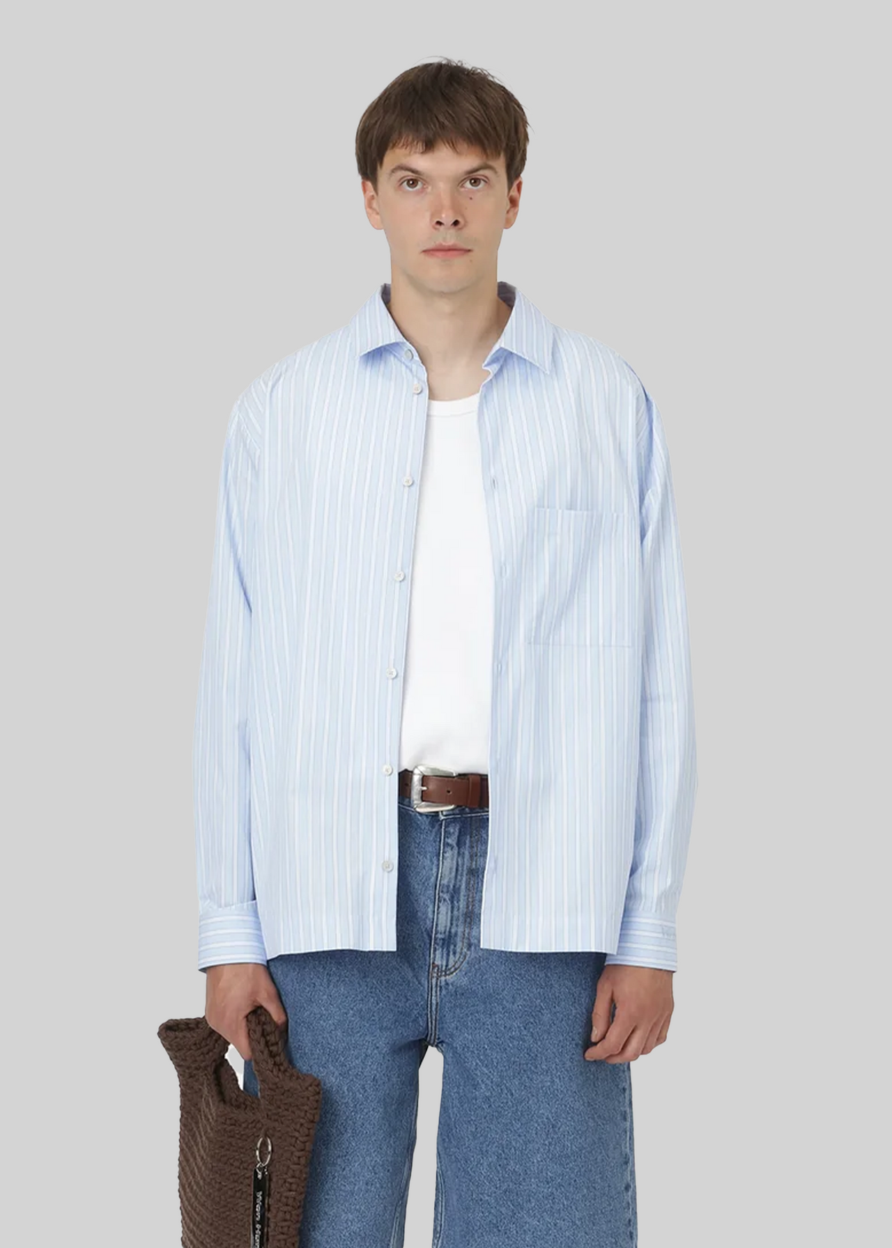 PENZO SHIRT BLUE STRIPE