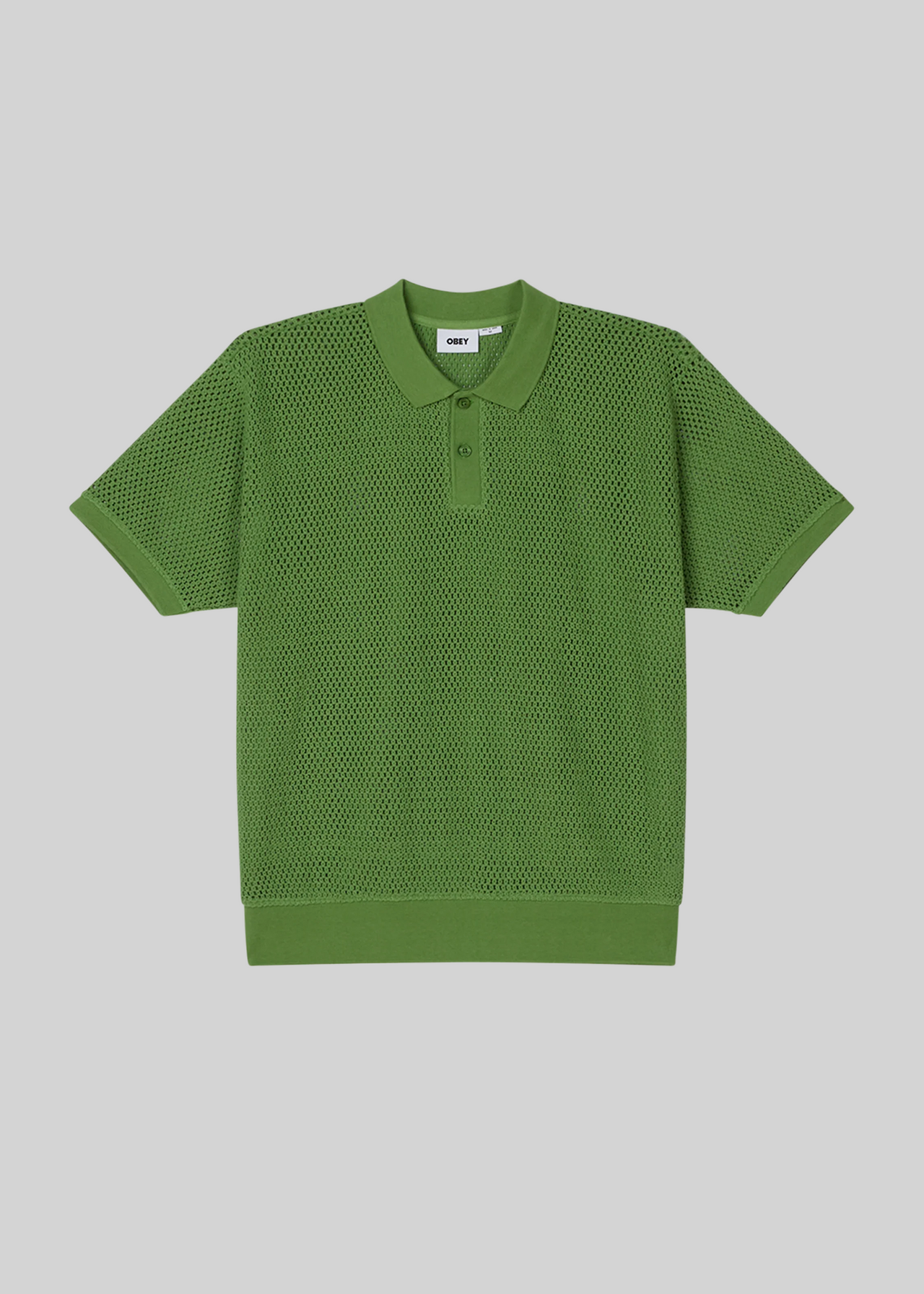 SARATOGA MESH POLO SS PIQUANT GREEN