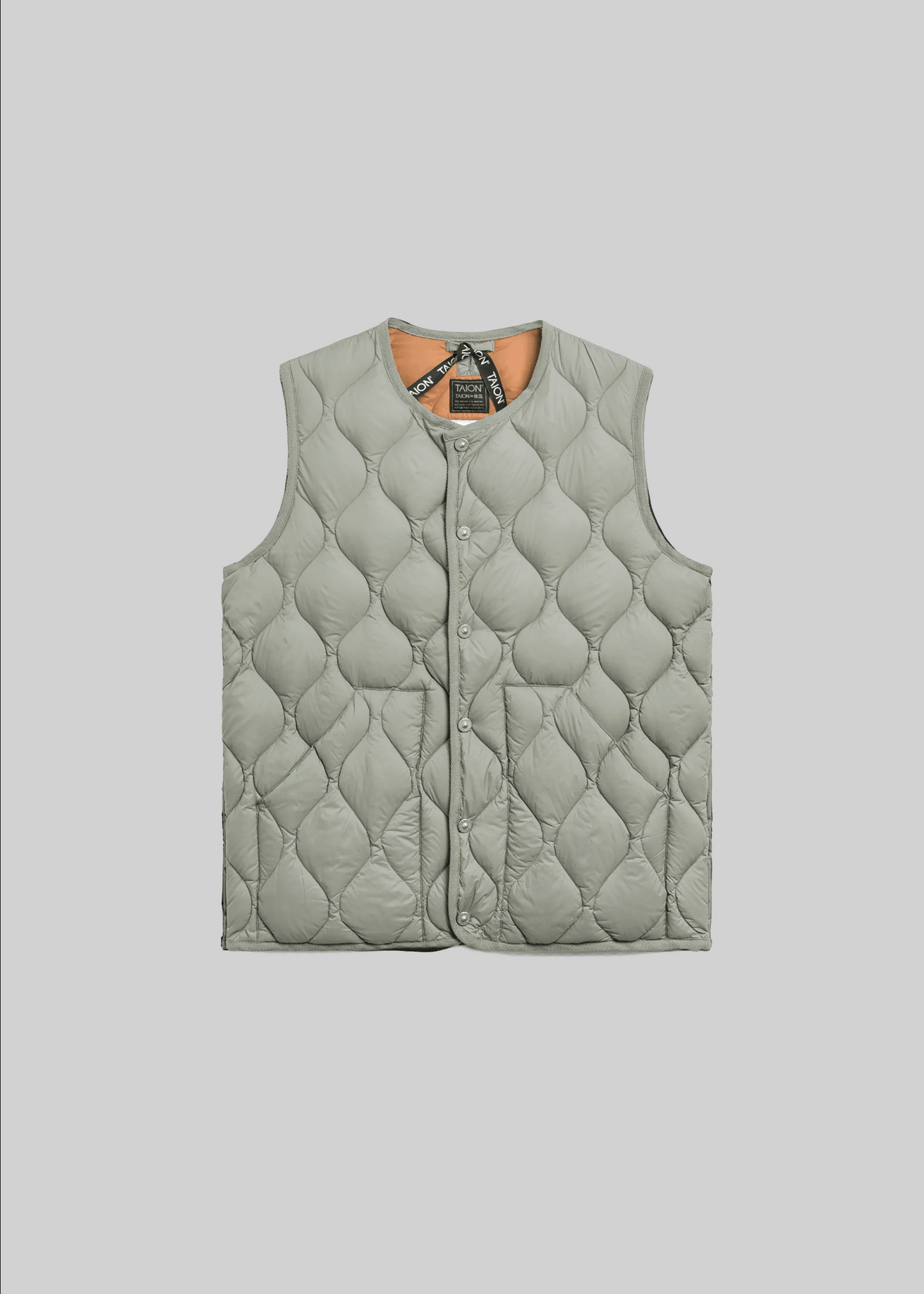 CREW NECK VEST GREEN